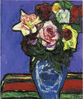 林武「薔薇」の買取・査定は美術のプロにお任せ下さい。 | 絵画骨董