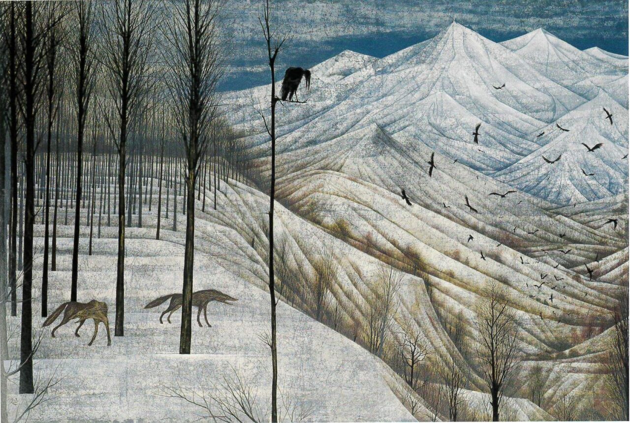 加山又造「冬」の買取・査定は美術のプロにお任せ下さい。 | 絵画骨董