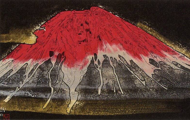 小松均「赤富士」の買取・査定は美術のプロにお任せ下さい。 | 絵画