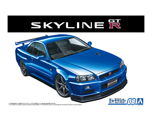 1/24 ニッサン BNR34 スカイラインGT-R V-specⅡ '02｜株式会社 青島