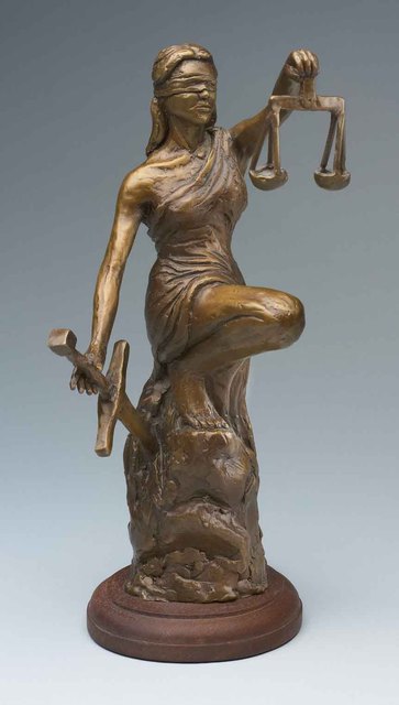 Lady Justice Bronze Sculpture By Paul Orzech | absolutearts.com