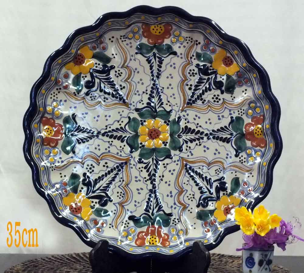 タラベラ焼き探訪、プエブラ・メキシコ（タラベラ陶器）