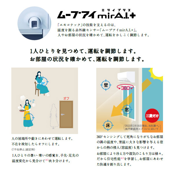 MSZ-ZXV7123S-W 三菱電機 霧ヶ峰 ルームエアコン Zシリーズ 23畳用