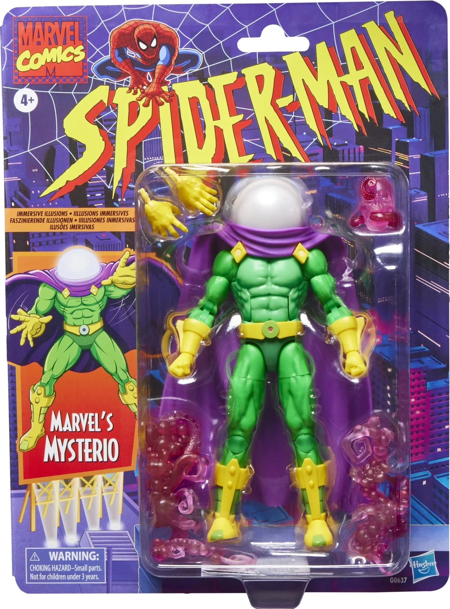 Marvel Legends Spider Man: Retro Collection Mysterio (Red Effects