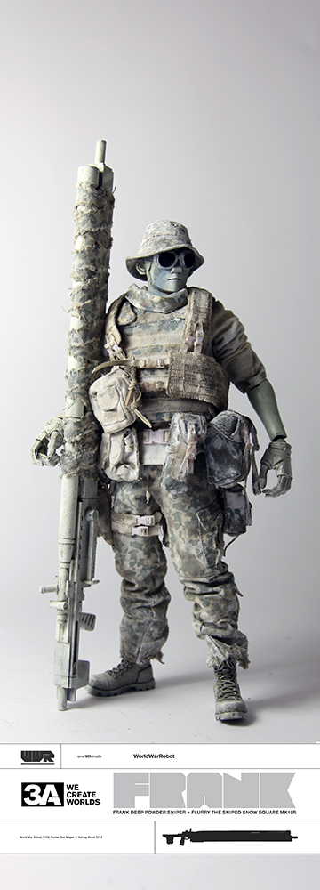 ThreeA Toys World War Robot Deep Powder Bot Sniper 