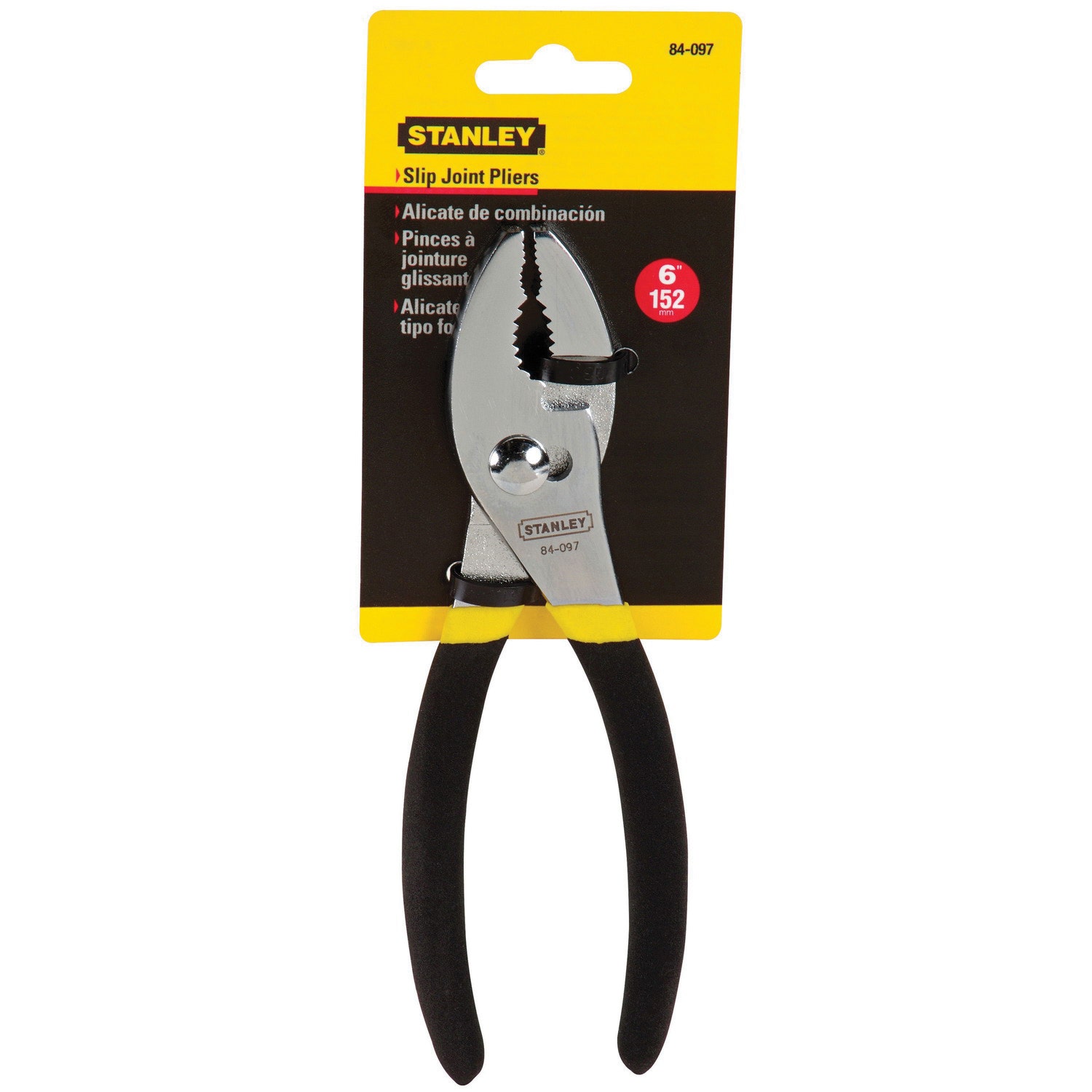 Stanley® 84-097 Slip Joint Plier, 1/2 in, 1-1/8 in L Forged Alloy