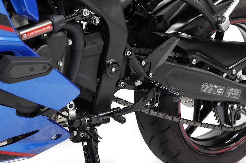 フットコントロールキット LIGHT ブラック(シフター有無兼用) | GALE SPEED