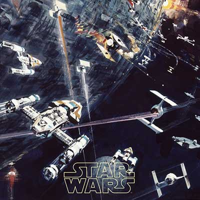 Rebel Forces Attack by John Berkey | Star Wars Artwork — Acme