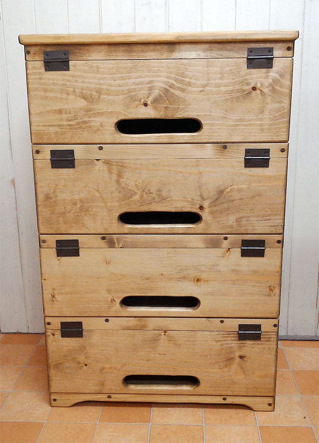 オリジナル家具】パタパタ4段ラック：オシャレ家具のお店 Acorn-terior*