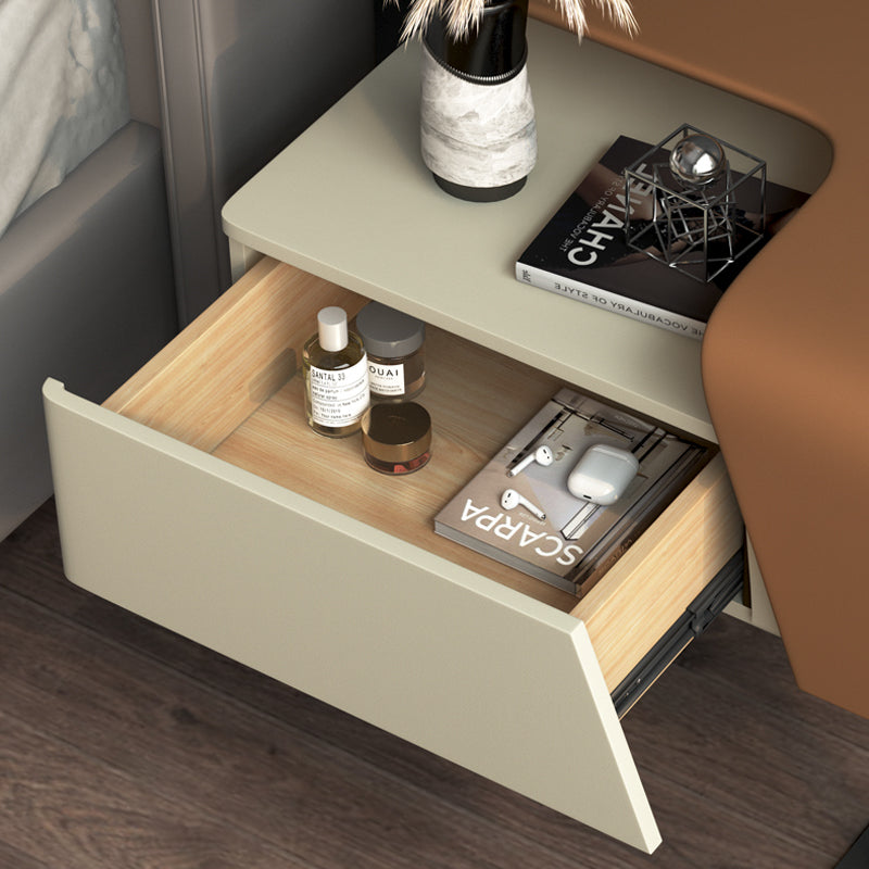 ACEX公式/ナイトテーブル ツートンカラー 高級レザー 贅沢感 インスタ