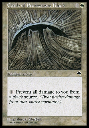 英語版』黒の防御円/Circle of Protection： Black - アドバンテージMTG店