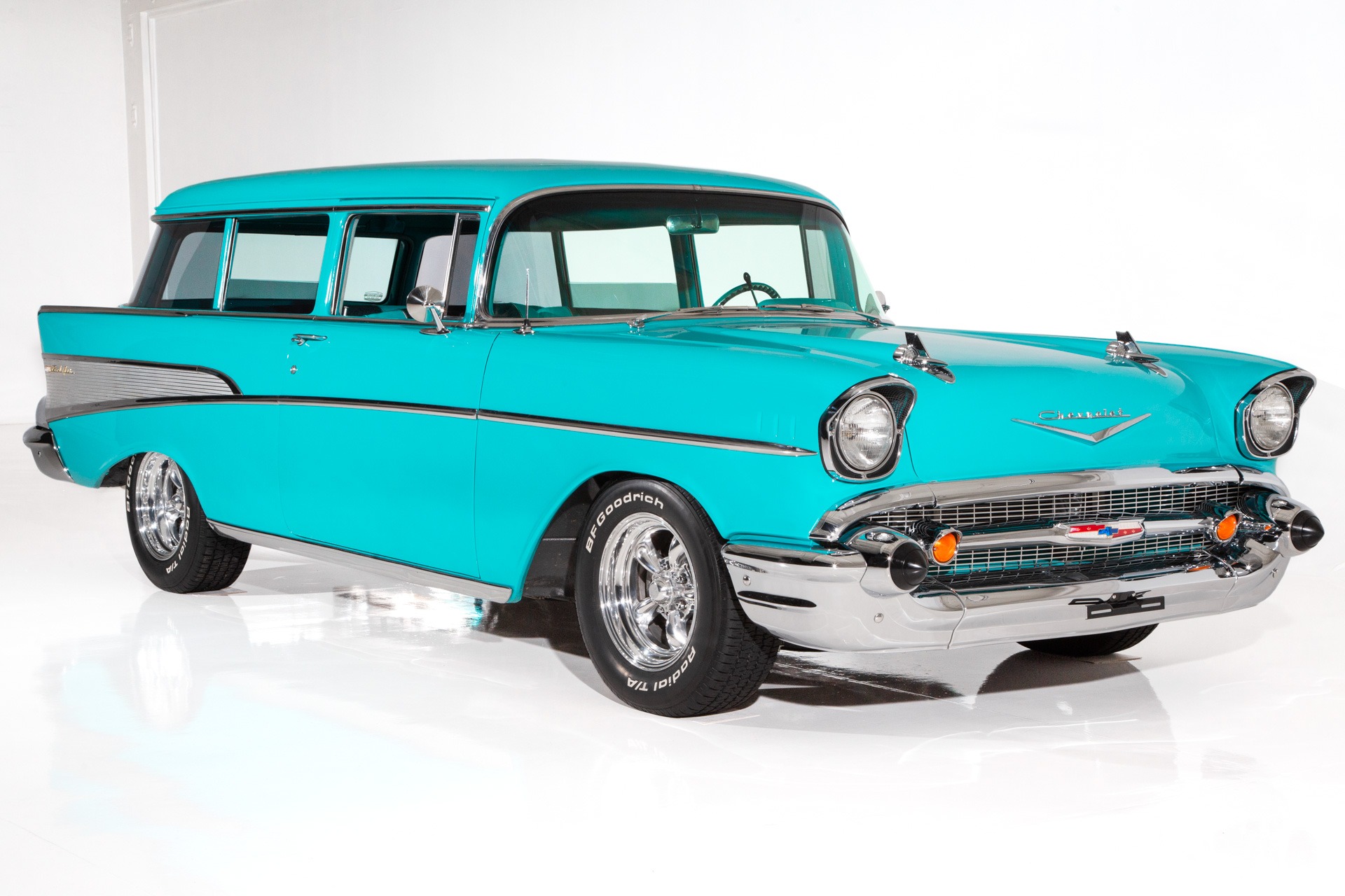 1957 Chevrolet 2 Door Wagon ZZ4, Auto, PB, PB, AC -
