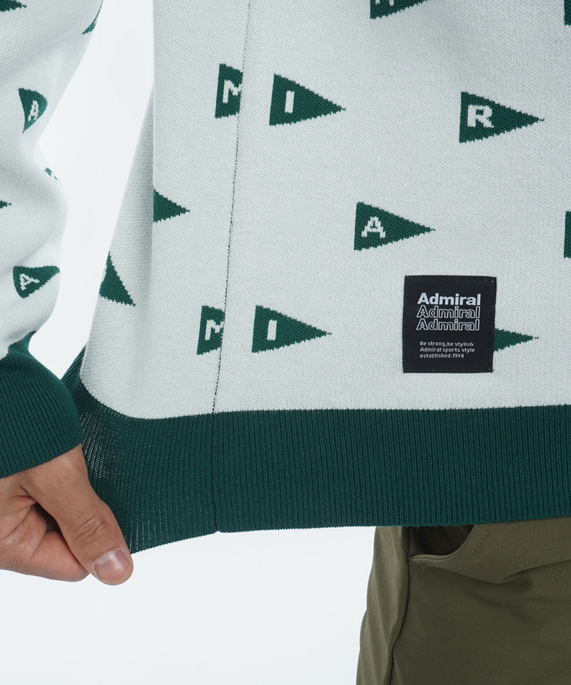 フラッグジャカード クルーセーター ADMA453 – ADMIRAL