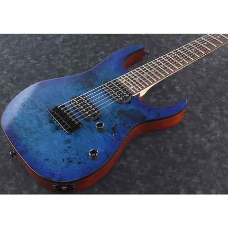 Ibanez RG Series RG7421PB 7-String Electric Guitar, Sapphire Blue