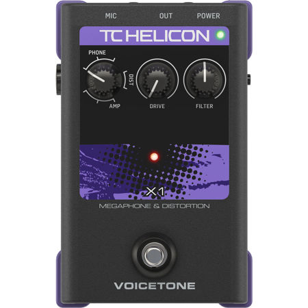 TC Electronic Helicon VoiceTone X1 Single-Button Stompbox 0726