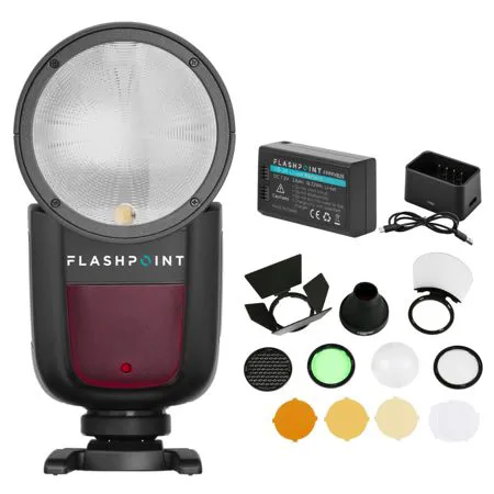 Flashpoint Zoom Li-on X R2 TTL On-Camera Round Flash Kit For Sony