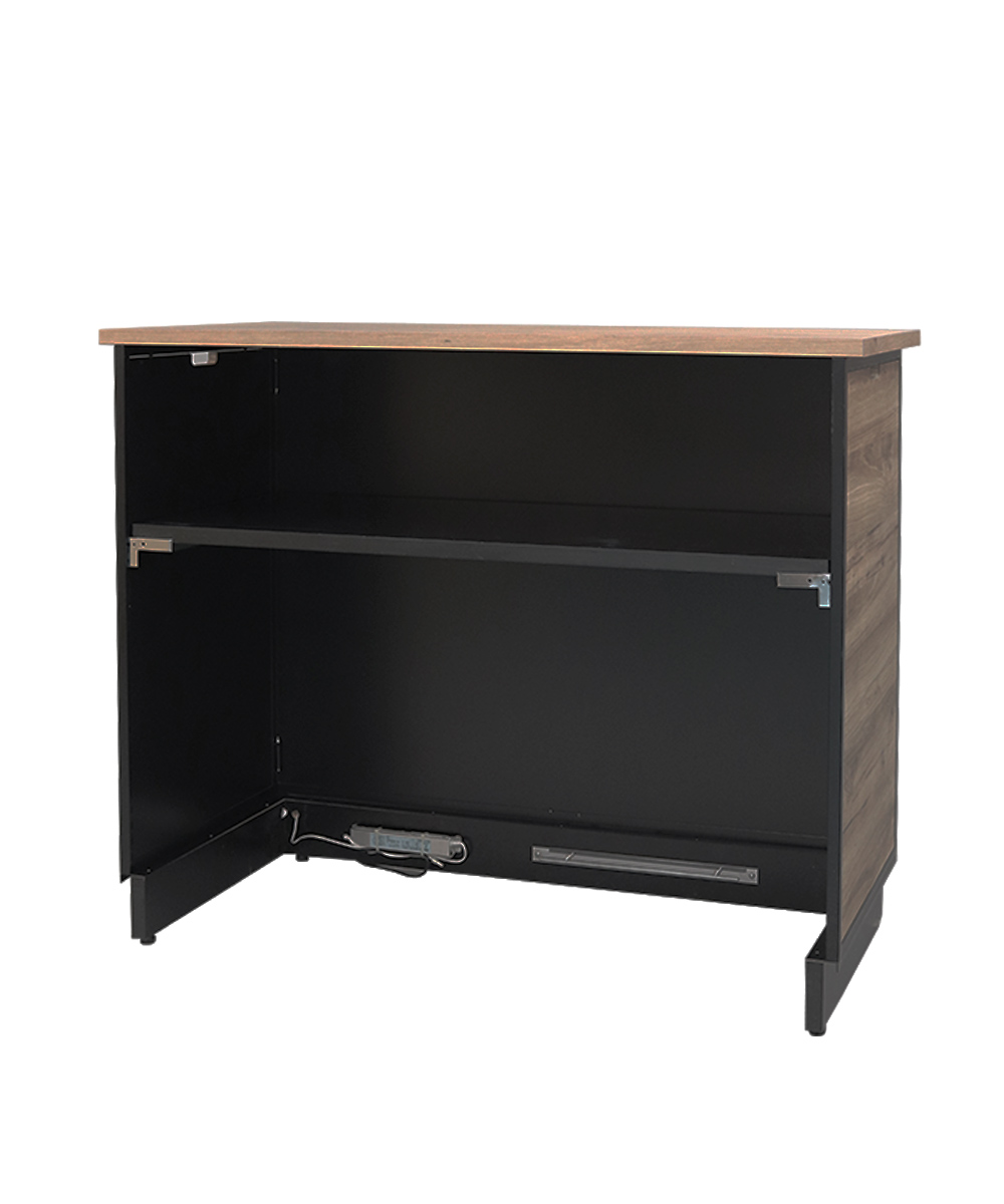 ブラックフレーム カウンター W1200｜カウンター レンタルならアディス