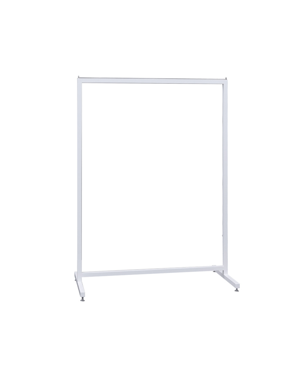 ホワイトフレーム ハンガーラック W900 可動式｜ハンガーラック