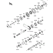 Frame replacement parts for 1990 Kawasaki Ninja ZX-10 (ZX1000-B3)