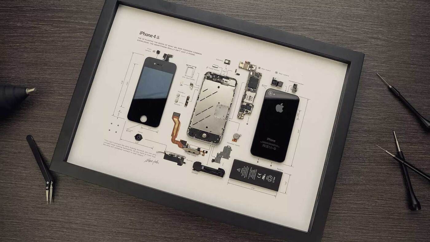 iPhone分解アート作品を手掛ける「GRID STUDIO」が日本初上陸 – ADF