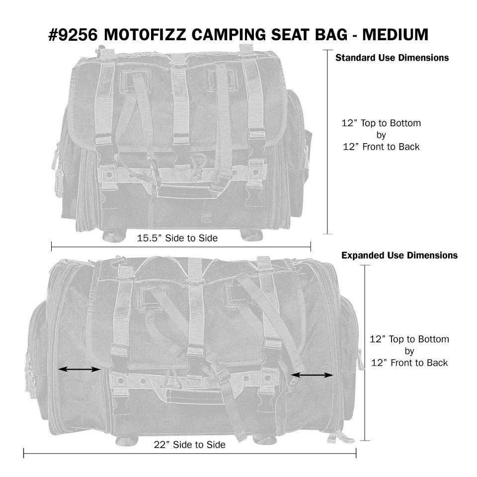 Medium Motofizz Camping Seat Bag – Aerostich