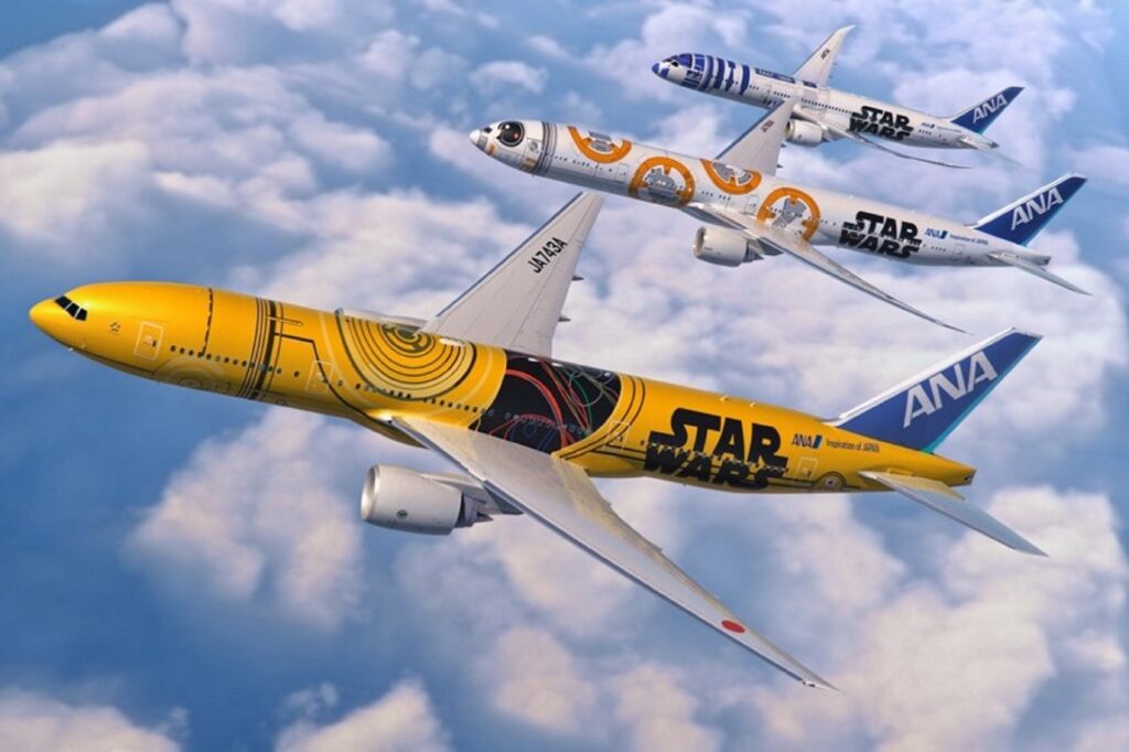 ANA reveals grand finale for C-3PO Star Wars-themed 777