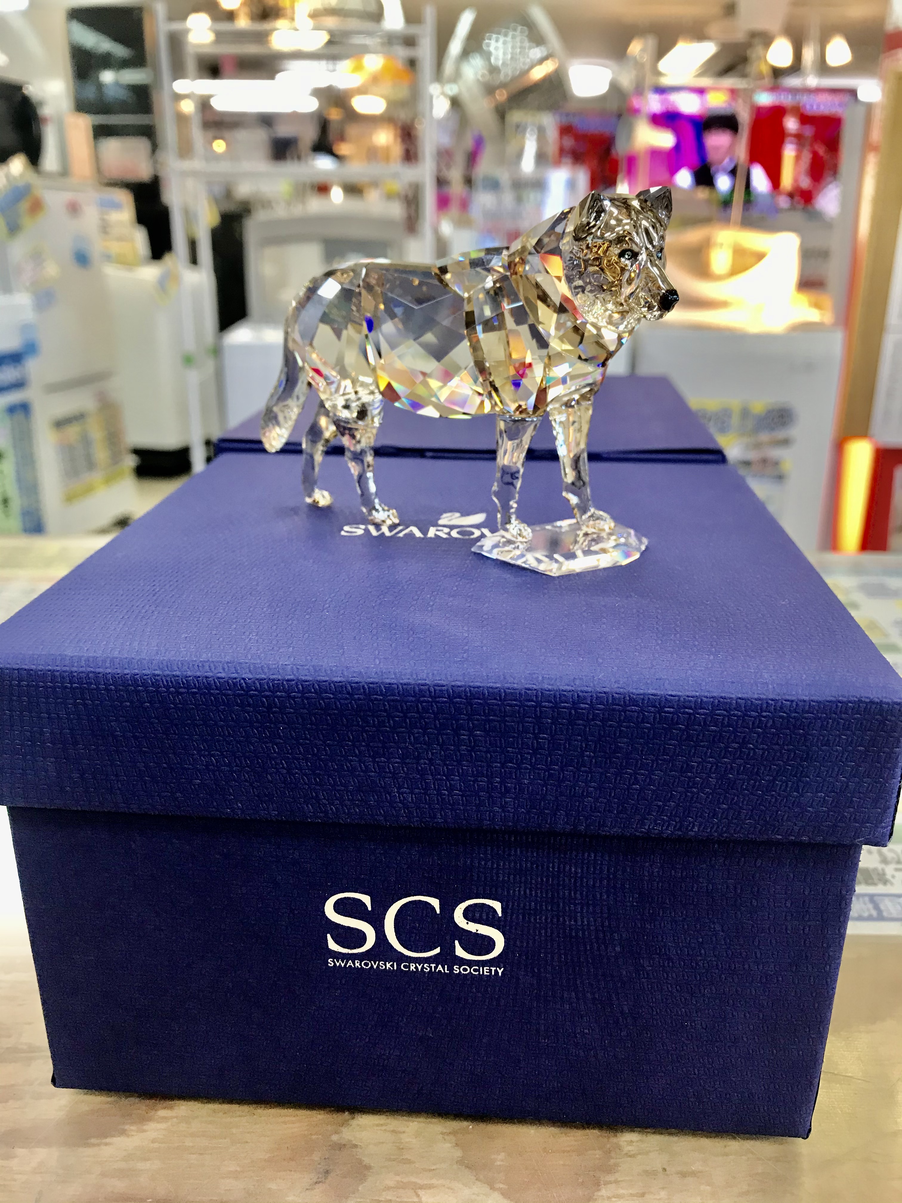 Swarovskiスワロフスキー 2019年度 SCS限定品 ハイイロオオカミ