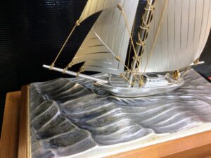 武比古作｜銀細工ヨット 買取致しました｜愛品館千葉店 | リサイクル