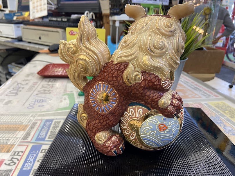 九谷焼｜ 剣獅子 置物 買取しました｜愛品館千葉店 | リサイクル