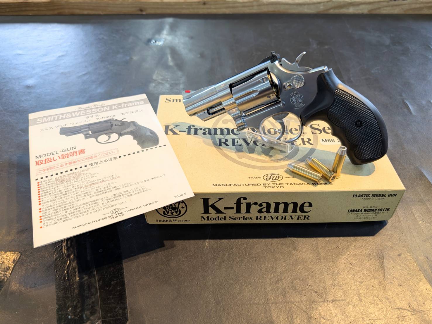 TANAKA WARKS タナカワークス モデルガン S＆W M66 2.5インチを店頭に