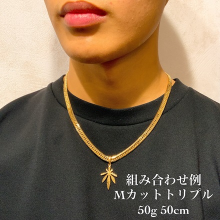 18金 リーフ デザイン ペンダント / K18 Leaf design pendant 品番:ogl