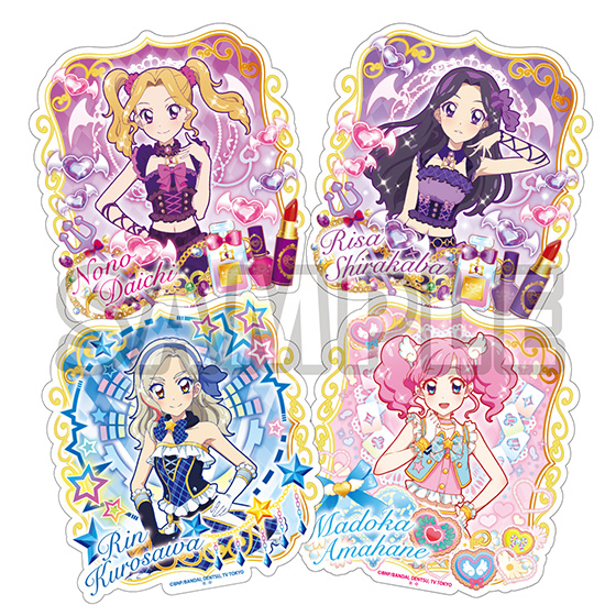 プレミアムバンダイ＞オールアイカツ！ダイカットステッカー − グッズ