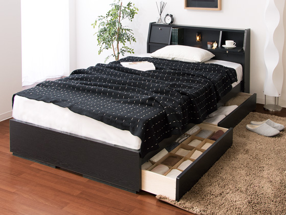 モダンベッド PRIVEE(プリヴェ) 【セミダブル】 マットレスなし | 家具