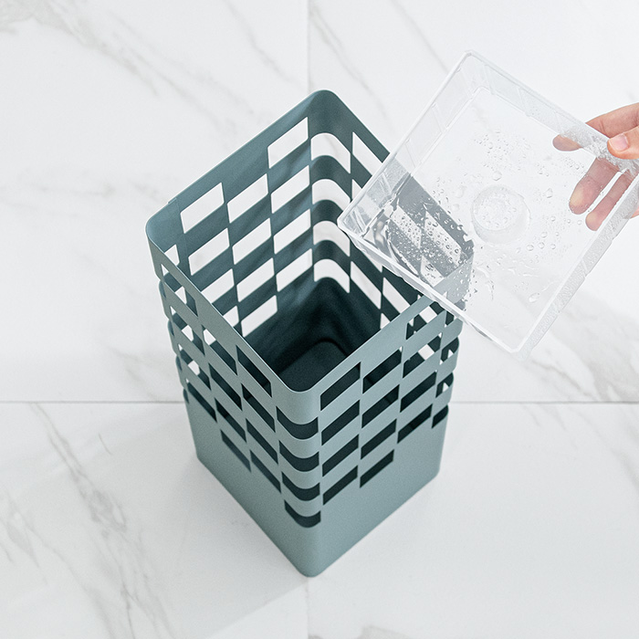 シノワズリ アンブレラスタンド ブリキ アンティーク風 128-065