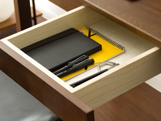 タモ無垢材デスク LIBRE〔リーブル〕 95cm幅 | 家具・インテリア通販