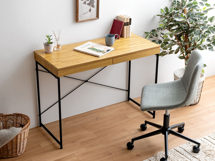 天然木突き板デスク ELUNA(エルナ) | 家具・インテリア通販 【公式