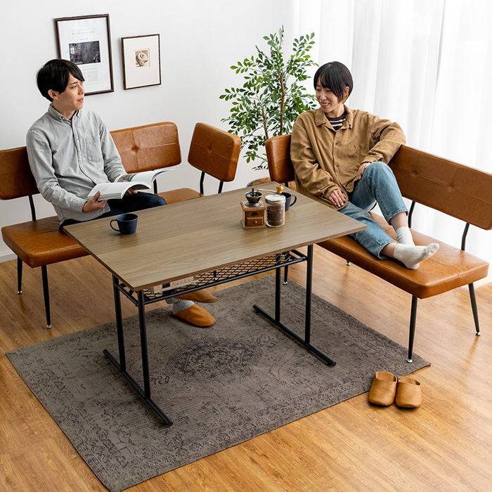 2人用 ダイニングベンチ・テーブル3点セット HOWARD〔ハワード