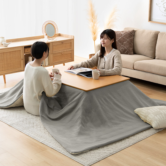 薄掛けこたつ布団make(メイク)正方形 190x190cm | 家具・インテリア