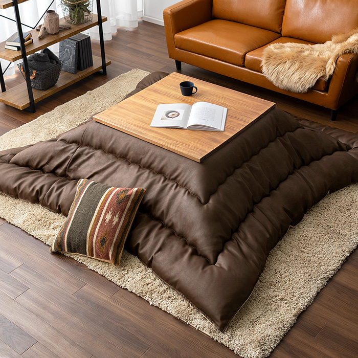 厚掛けこたつ布団 ROUGE(ルージュ) 正方形 205×205cm | 家具