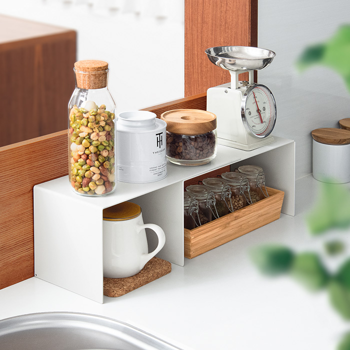 伸縮コの字ラック PiTTA[ピッタ] (奥行き14cmタイプ) | 家具