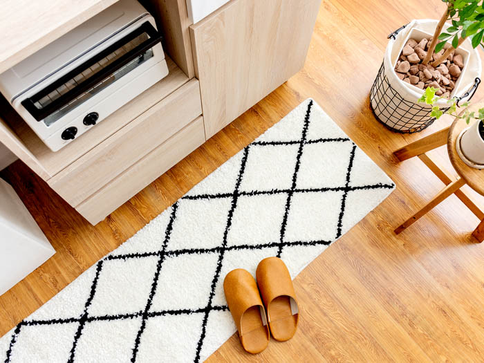 ベニワレン風デザインキッチンラグ 45×240cm | 家具・インテリア通販