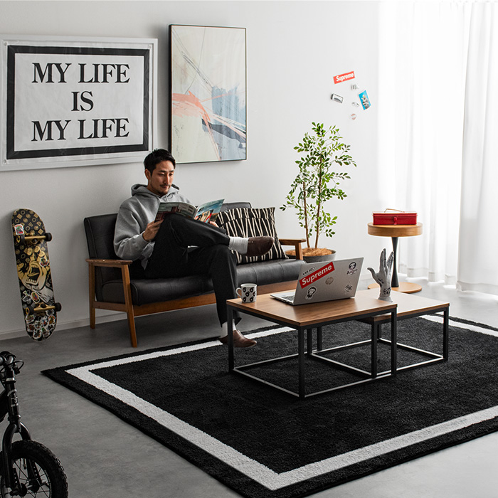 ストリート系ラグ FLEX RUG.(フレックスラグ)130×190cm | 家具