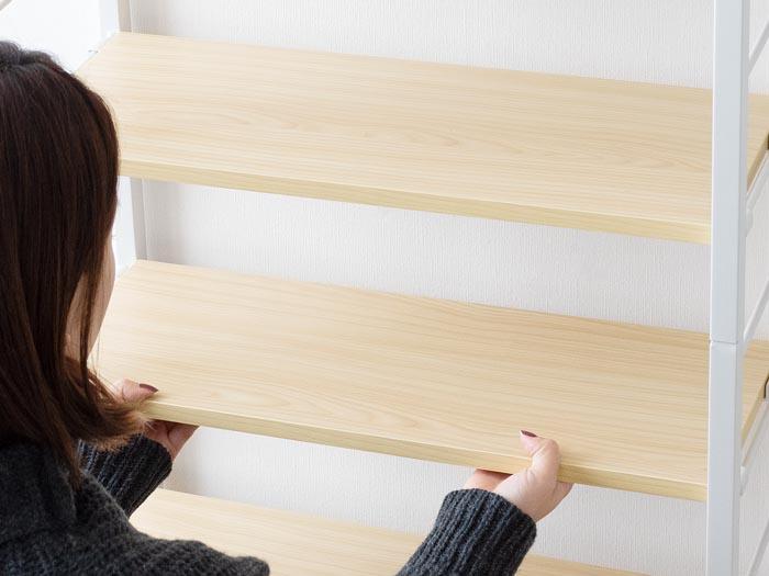 つっぱり式 ブックシェルフCaleb(カレブ)幅60cmタイプ | 家具