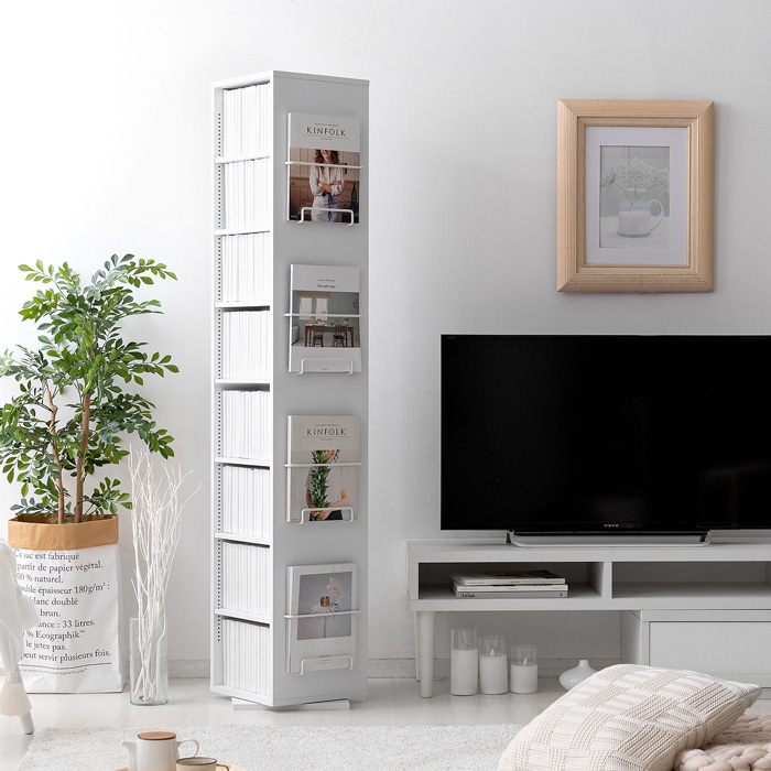 360度回転式コミックラック Glory(グローリー) 8段タイプ | 家具