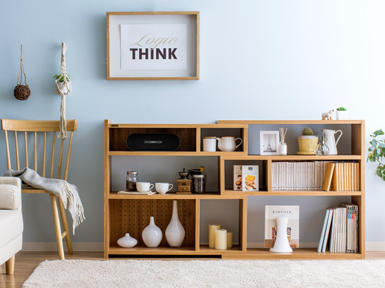 伸縮式ラック SLIDE SHELF 高さ125cmタイプ | 家具・インテリア通販