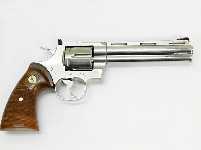 タナカ] コルトパイソン 357マグナム 6インチ ニッケルジュピター