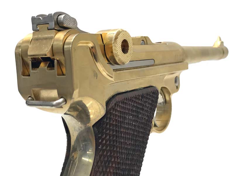 マルシン] ルガーP08 6インチ Marine プラスチック製グリップ 金属