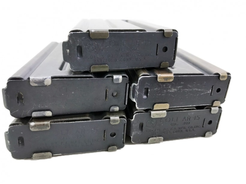 Colt] M16/M4 20連 アルミマガジン 実物 5本セット (中古)の販売ページ