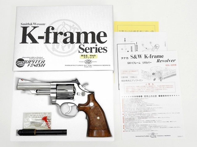 タナカ] S&W M66 4インチ ステンレスジュピターフィニッシュ (中古)の