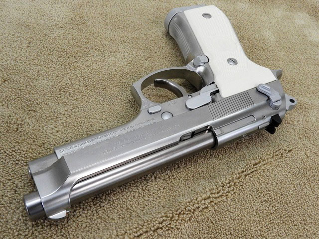 WA] ベレッタ M92FS プレミアムエディション シルバー ガスブロー